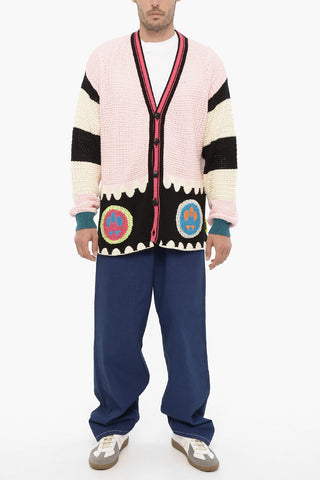 Embroidered Crochet UNISEX Cardigan