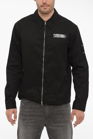 Cotton Overshirt with Maxi Back Logo