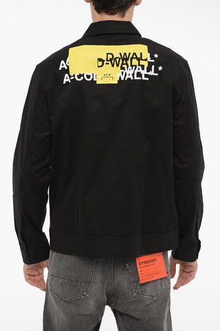 Cotton Overshirt with Maxi Back Logo