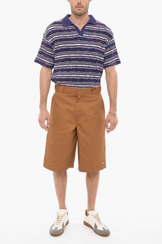 벨트 고리 코튼 트윌 쇼츠