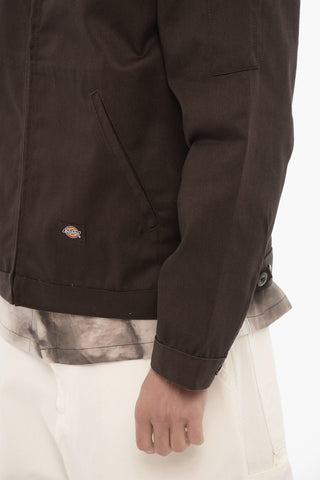 ICONS Solid Color Lightweight Jacket with Zip Closure