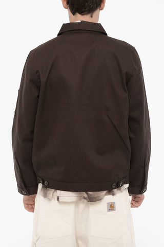 ICONS Solid Color Lightweight Jacket with Zip Closure