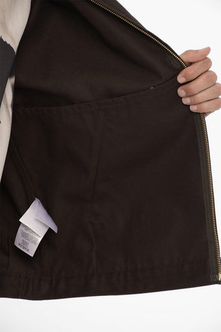ICONS Solid Color Lightweight Jacket with Zip Closure