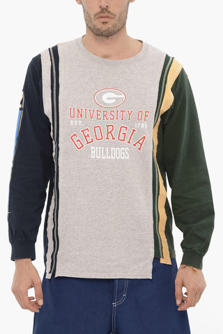 CHAMPION Front Printed Long Sleeve Crew-neck T-Shirt