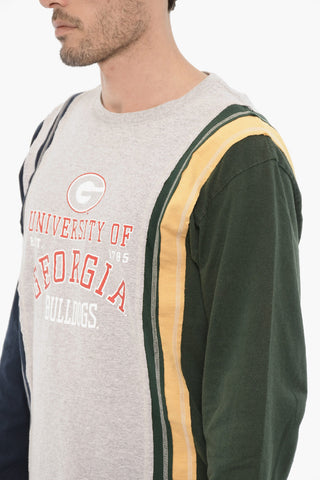 CHAMPION Front Printed Long Sleeve Crew-neck T-Shirt