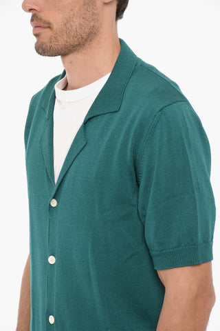 Solid Color Short Sleeve Cardigan