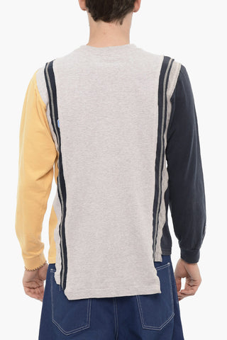 Long Sleeve Crew-neck T-Shirt with Front Print