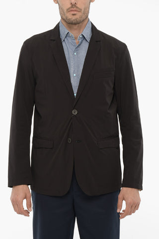 LAMINAR Lightweight Single-Breasted Blazer with Flap Pockets