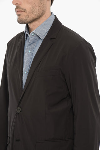 LAMINAR Lightweight Single-Breasted Blazer with Flap Pockets
