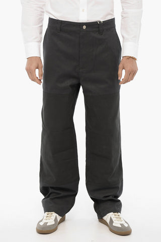 Low Waist Hopsack Baggy Fit INK Pants