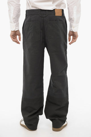 Low Waist Hopsack Baggy Fit INK Pants