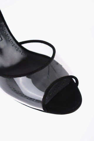 Pvc JADIFA Sabot with Heel 8cm