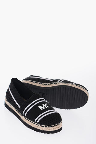 MICHAEL Logo Contrasting Fabric RAYA espadrillas