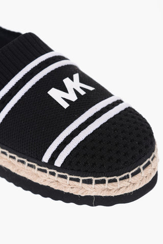 MICHAEL Logo Contrasting Fabric RAYA espadrillas