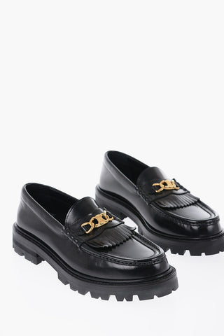 Leather MARGARET Bif Loafers with Tassels