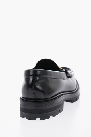 Leather MARGARET Bif Loafers with Tassels