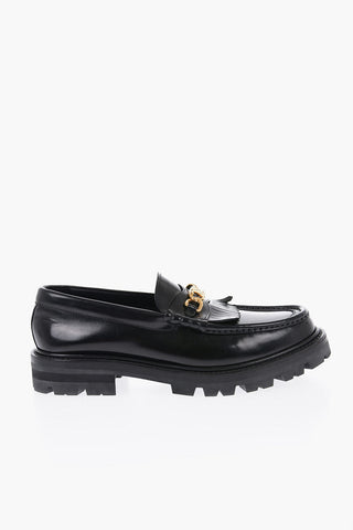 Leather MARGARET Bif Loafers with Tassels