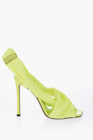 Solid Color NEOMA Ankle-Strap Sandals with Stiletto Heel 11cm