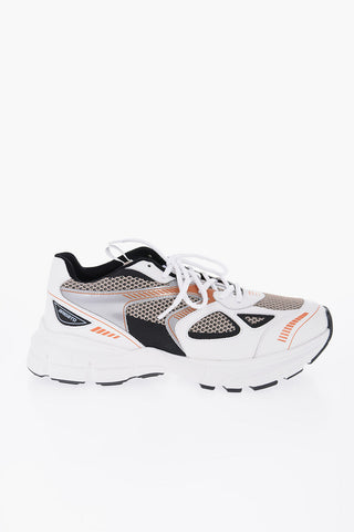 Leather and Mesh MARATHON RUNNER Low Top Sneakers
