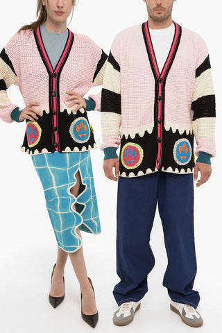 Embroidered Crochet UNISEX Cardigan