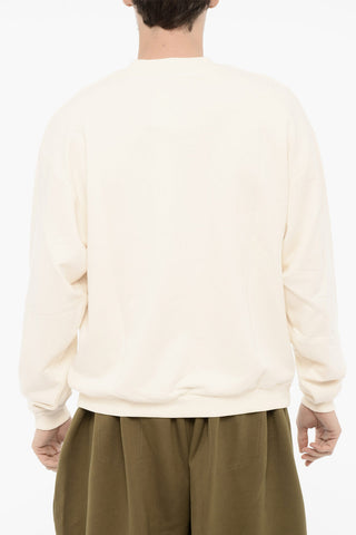 Crew-Neck Sweatshirt with Frontal Maxi Print