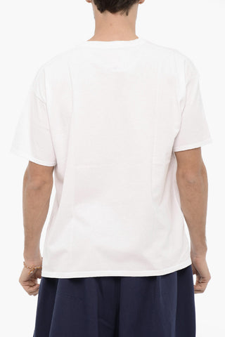 Crew-Neck cotton T-shirt with Frontal Print