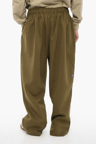2-Pockets Casual Pants with Drawstring Waist