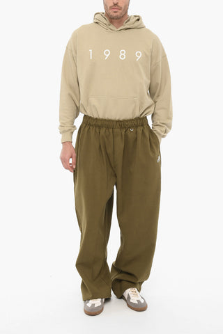 2-Pockets Casual Pants with Drawstring Waist