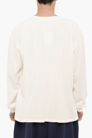 T-Shirt Girocollo STUDIO RANCH a Manica Lunga con Stampa sul Fronte