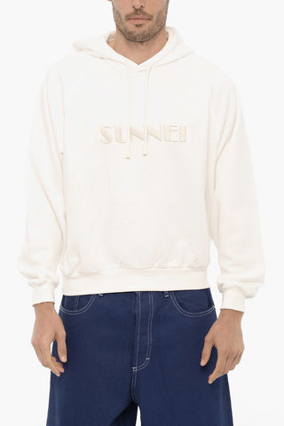 Cotton Hoodie With Maxi Logo