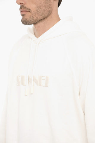 Cotton Hoodie With Maxi Logo