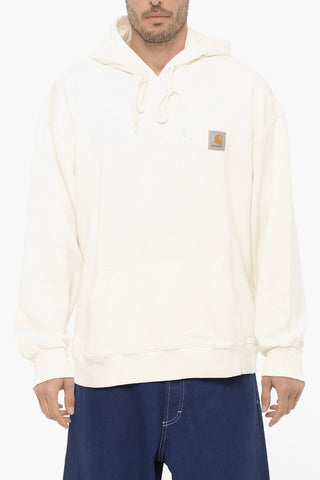 Cotton Hoodie with Patch Pocket