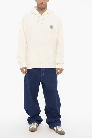 Cotton Hoodie with Patch Pocket