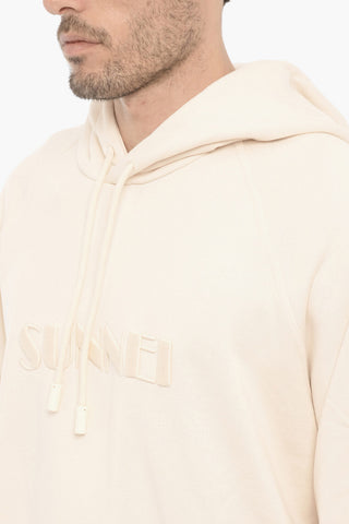 Cotton Hoodie With Maxi Logo