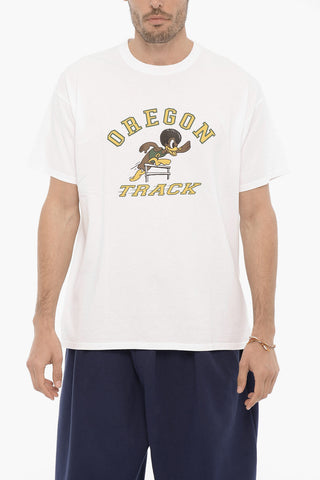 Crew-Neck T-shirt with Frontal Print