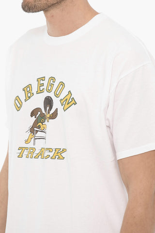 Crew-Neck T-shirt with Frontal Print