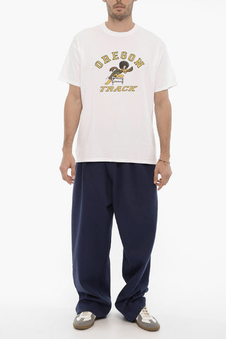 Crew-Neck T-shirt with Frontal Print