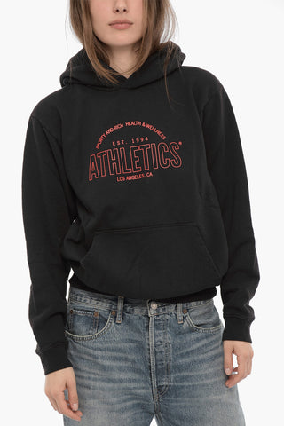 Felpa UNISEX Hoodie in Cotone con Tasca a Toppa