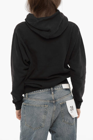 Felpa UNISEX Hoodie in Cotone con Tasca a Toppa