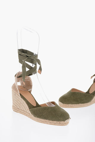 Espadrillas CHIARA Lace-up con Zeppa 9cm