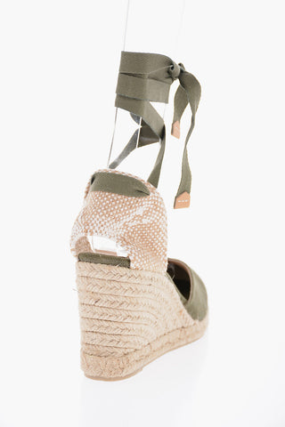 Espadrillas CHIARA Lace-up con Zeppa 9cm