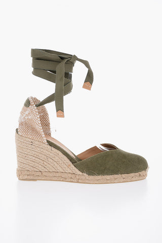Espadrillas CHIARA Lace-up con Zeppa 9cm