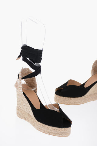 Lace-up BILINA Espadrilles with Wedge 10cm