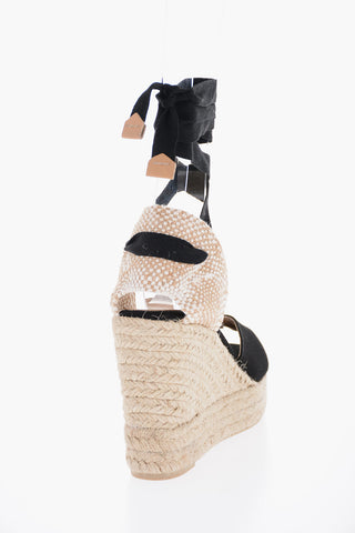 Lace-up BILINA Espadrilles with Wedge 10cm