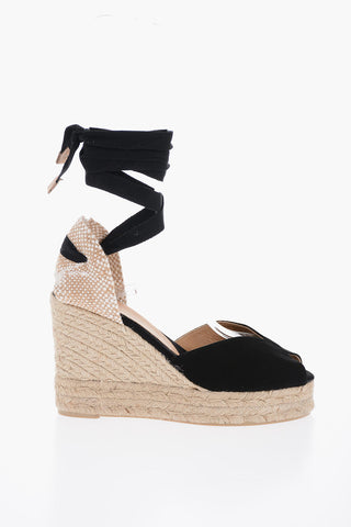 Lace-up BILINA Espadrilles with Wedge 10cm