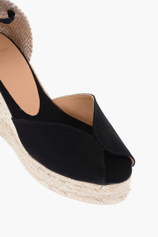 Lace-up BILINA Espadrilles with Wedge 10cm