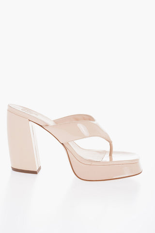 Patent Leather Thong Sandals 11,5cm