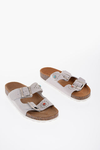 Suede ALASKAN Sandals with Studs
