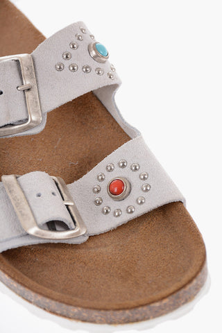 Suede ALASKAN Sandals with Studs