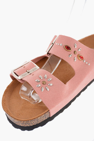 Suede ALASKAN Sandals with Studs